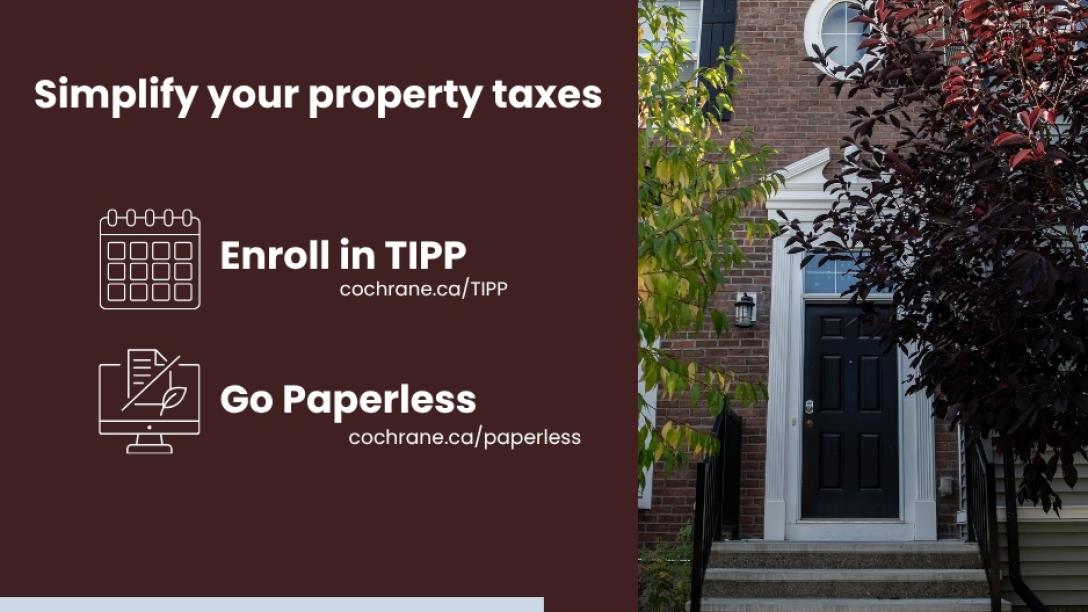 Simplify your property taxes. Enroll in TIPP and Go Paperless