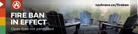 fire ban in effect - open fires not ppermitted