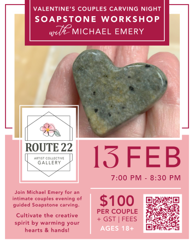 Valentine's Couples Carving Night - Soapstone Workshop!